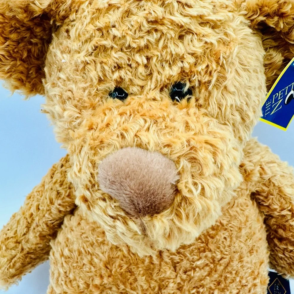 Petting Zoo 1994 16” Curly Haired‎ Plush Teddy Bear NWT